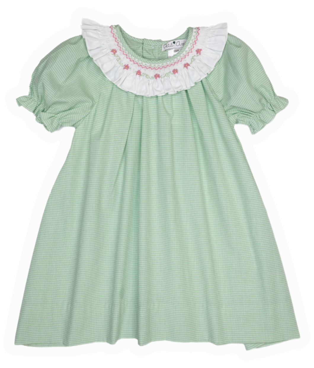 Smocked Collar Dress