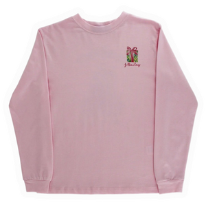 Christmas Girls L/S Logo Tee