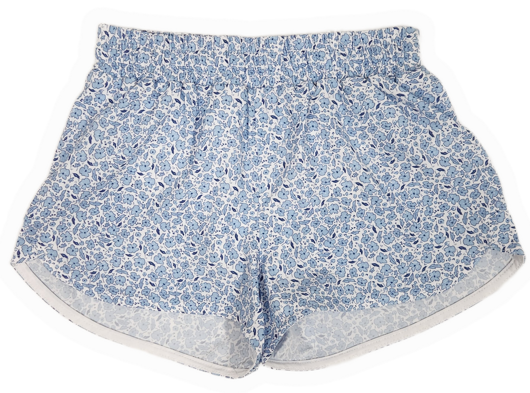 Floral Print Athletic Shorts