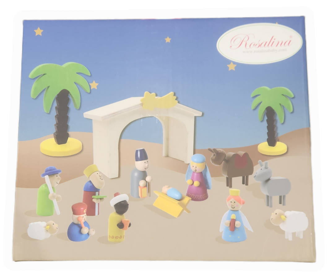 Wooden Nativity Set