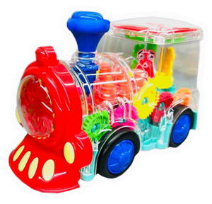 Light-Up Train Toy w/ Gears