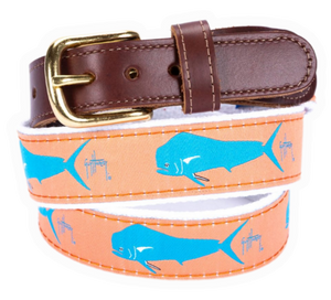 Guy Harvey Ribbon Cotton Web Belt