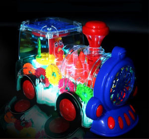 Light-Up Train Toy w/ Gears