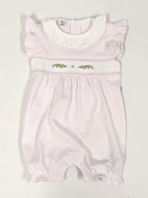 Load image into Gallery viewer, Fluttersleeve Smocked Gators Bubble
