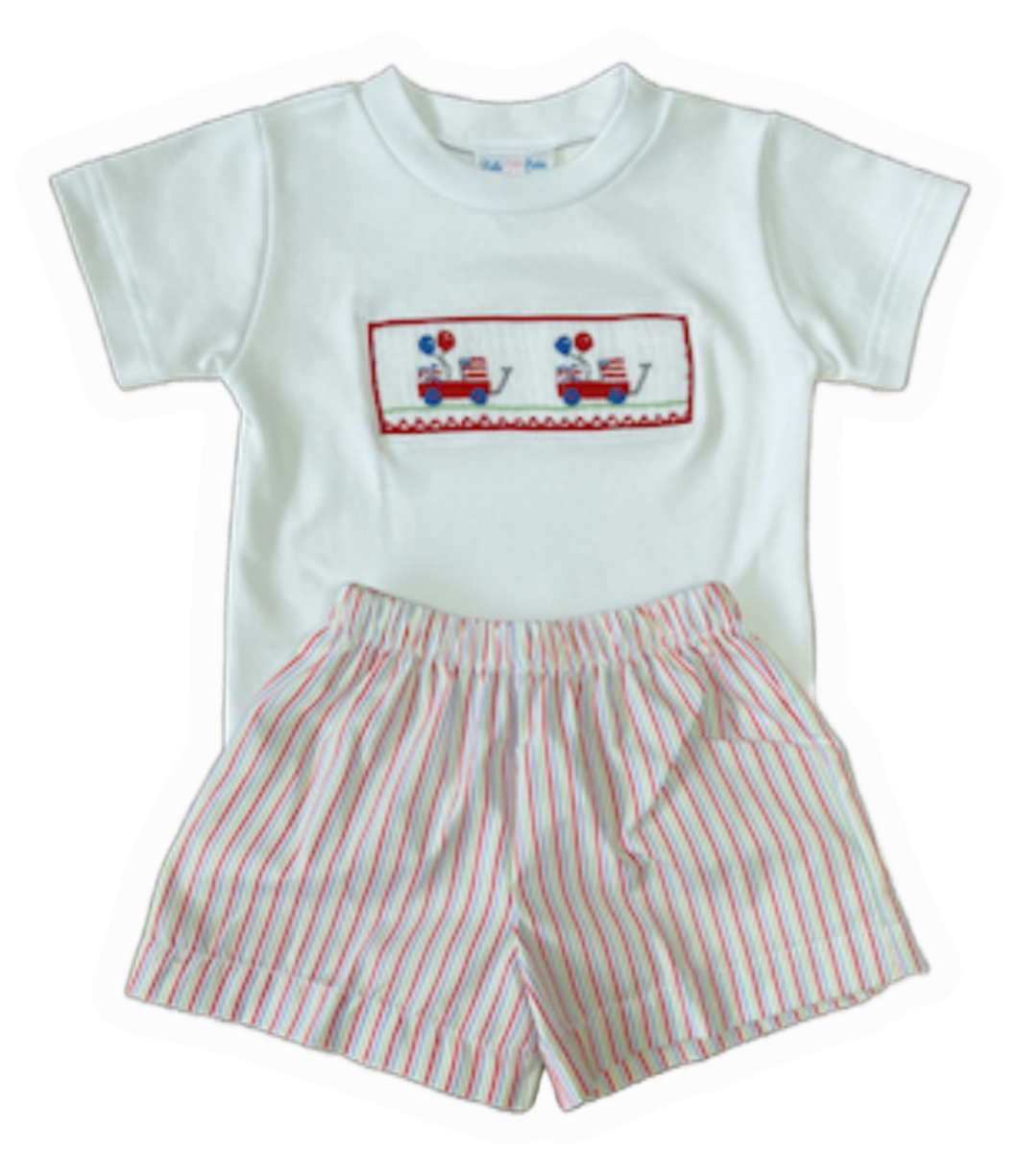 Short Set -  Patriotic Party Wagon