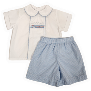 Choo Choo Dressy Short Set