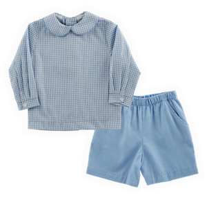 L/S Collared Gingham Shirt