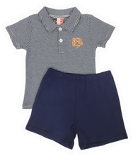 Load image into Gallery viewer, Boys Tiger Emb Short Set
