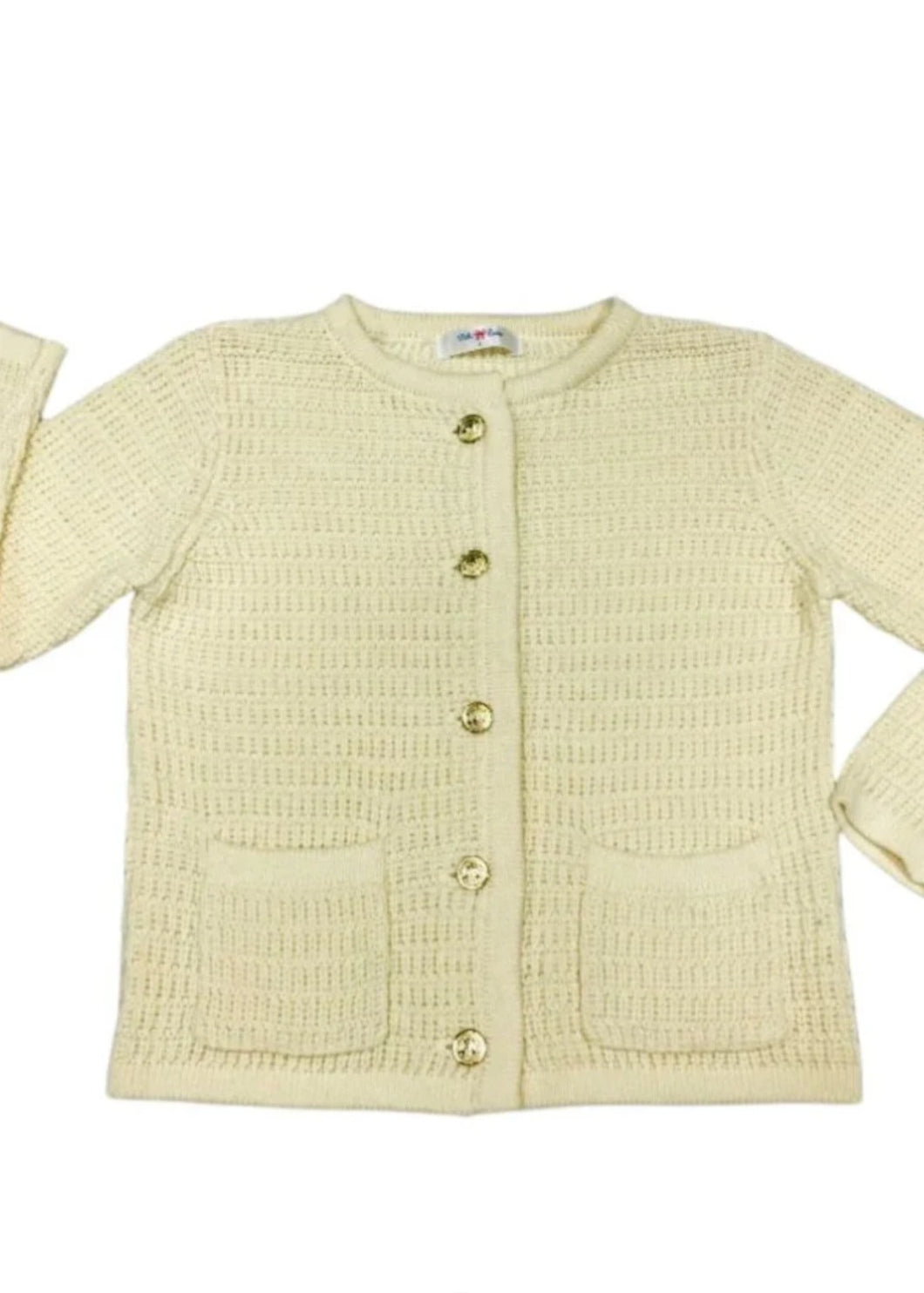 Cardigan w/ Gold Buttons