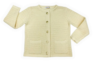 Cardigan w/ Gold Buttons