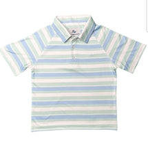 Load image into Gallery viewer, Performance Polo Bell/Dusty Aqua

