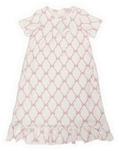 Load image into Gallery viewer, S/S Bow Trellis Lounger Gown
