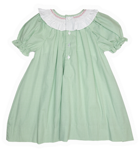 Smocked Collar Dress