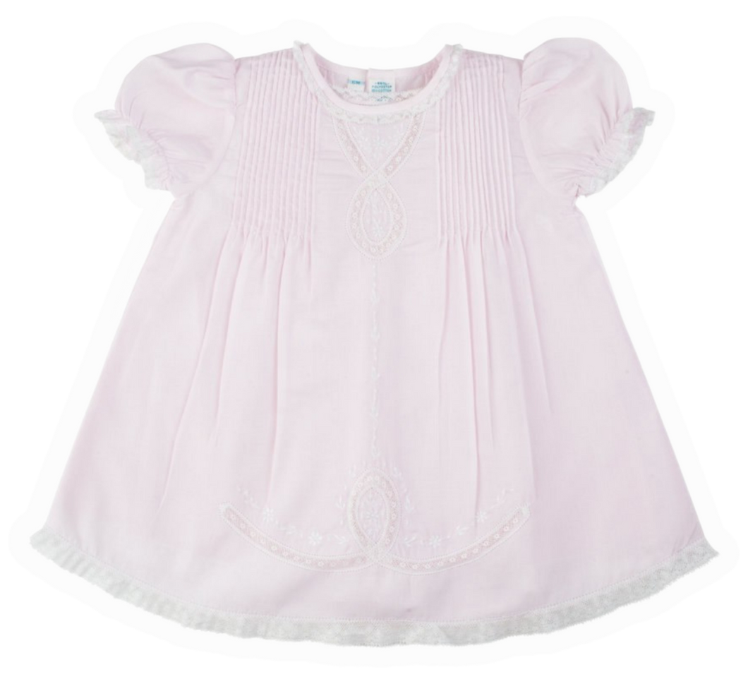 Lace Ribbon Slip Dress