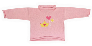 Crown/Wands Rolled Neck Sweater