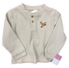 Load image into Gallery viewer, Emb Duck Henley Shirt
