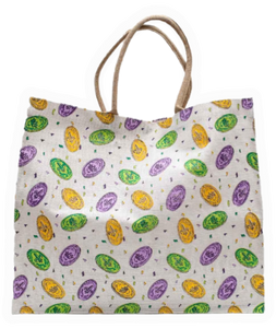 Mardi Gras Doubloon Carryall Tote