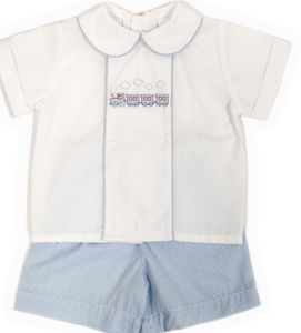 Choo Choo Dressy Short Set