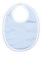 Striped Pima Baby Bib