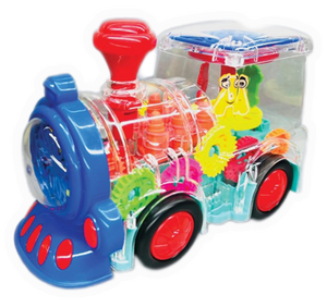 Light-Up Train Toy w/ Gears