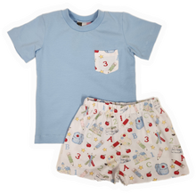 Load image into Gallery viewer, Apple a Day Boy Short Set
