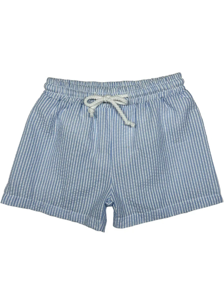 Seersucker Swim Trunks – Tiny Town Fairhope