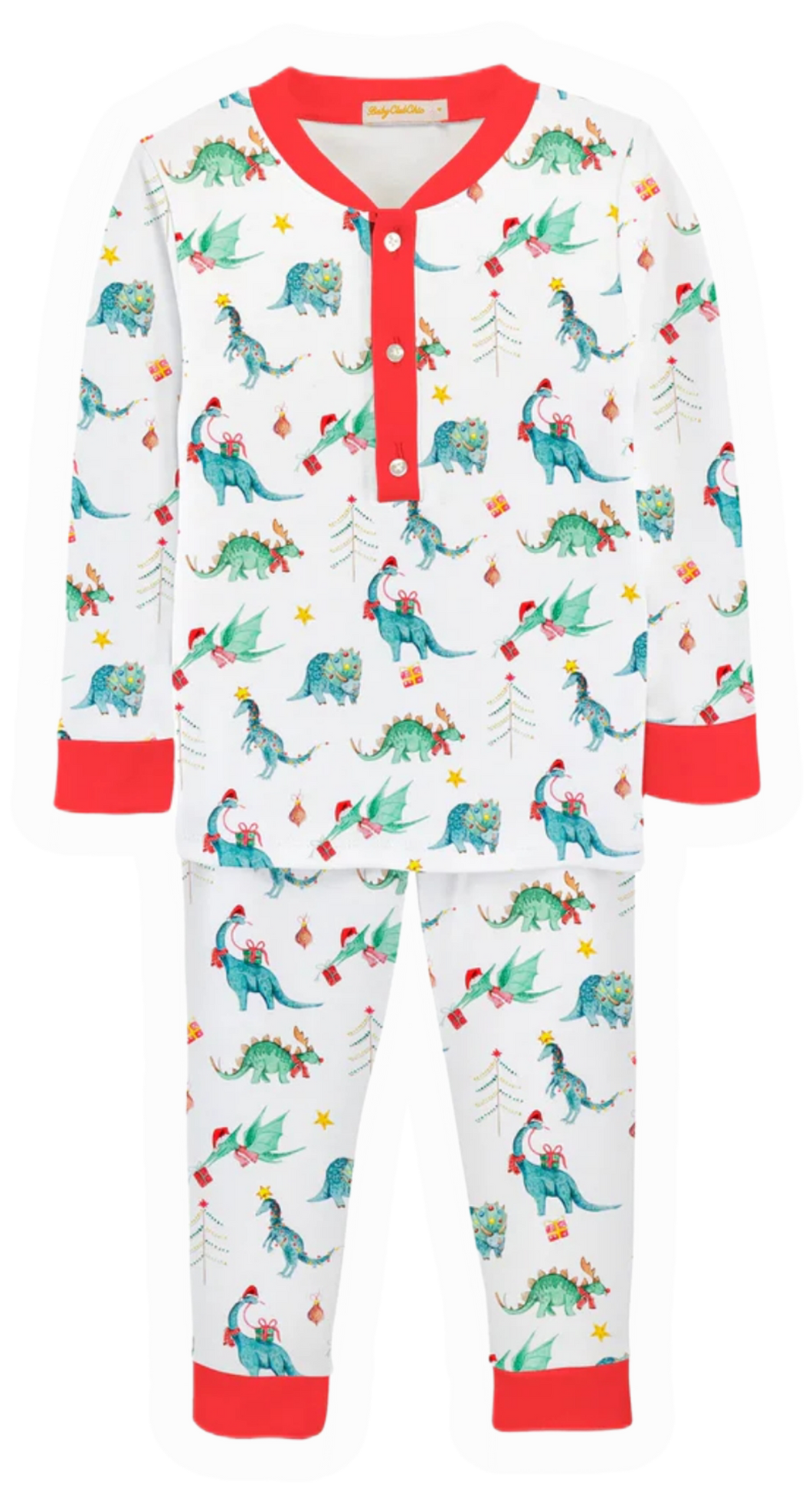 Dino Christmas Pj Set