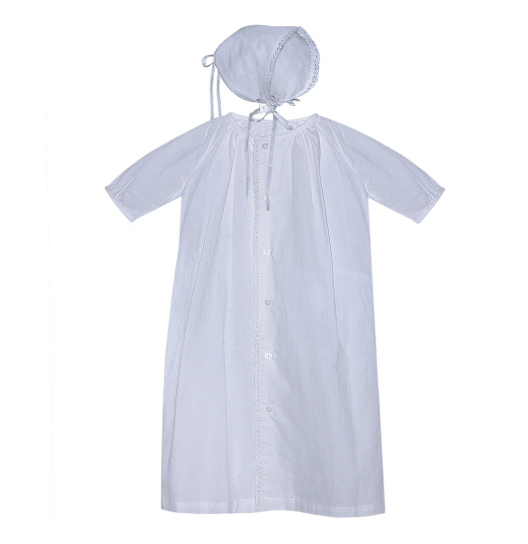 New Christian Daygown w/ Bonnet