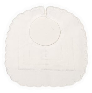 Gilucci Cross Scalloped Bib