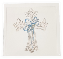 Load image into Gallery viewer, Cross w/ Bow Enclosure Card
