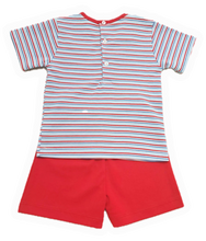 Load image into Gallery viewer, Striped Boy&#39;s Short Set
