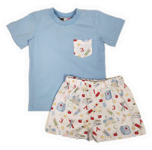 Load image into Gallery viewer, Apple a Day Boy Short Set
