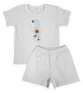 Boy Spooky Boo Short Set