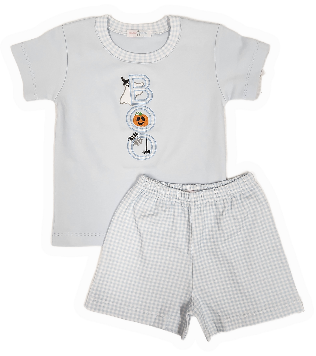 Boy Spooky Boo Short Set