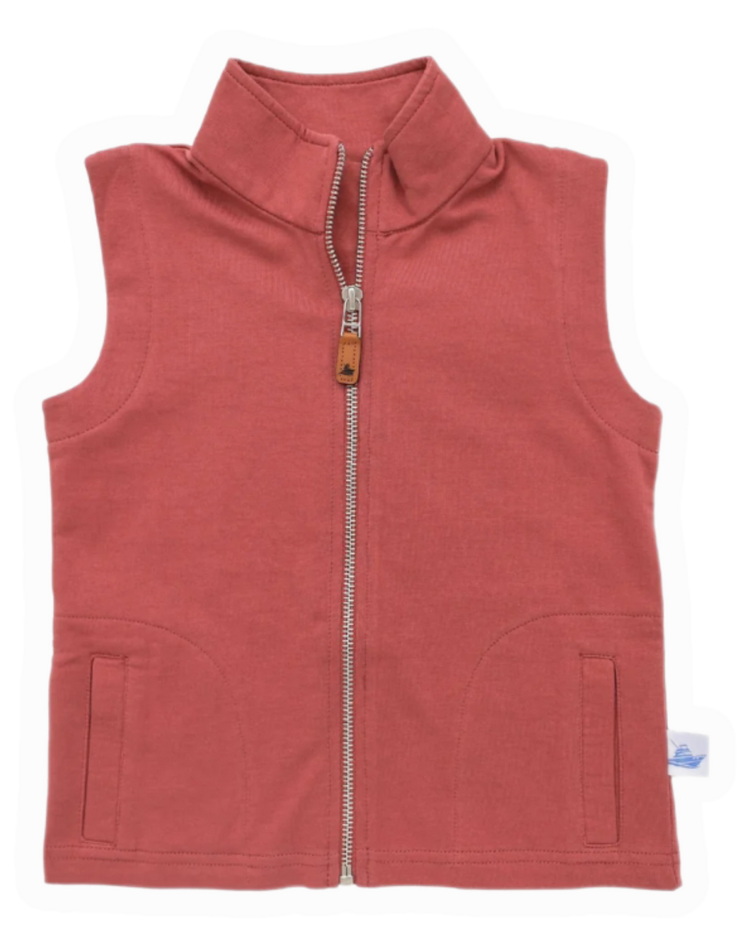 Knit Zip-Front Vest