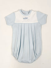Load image into Gallery viewer, Pleated Romper w/ Airplane
