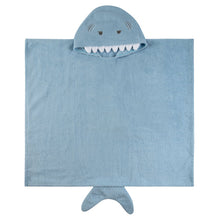 Load image into Gallery viewer, Beach &amp; Bath Shark Poncho
