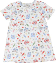 Load image into Gallery viewer, School Supplies Susie Swing Dress
