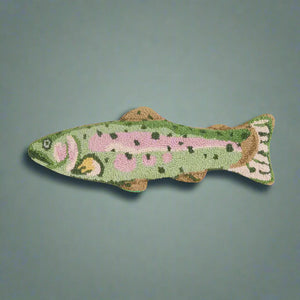 Shaped Trout Hook Pillow