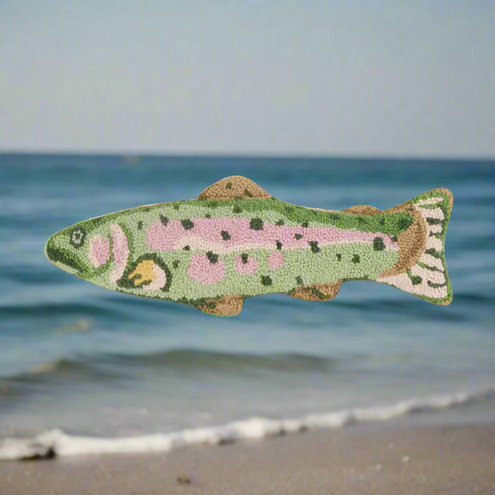 Shaped Trout Hook Pillow
