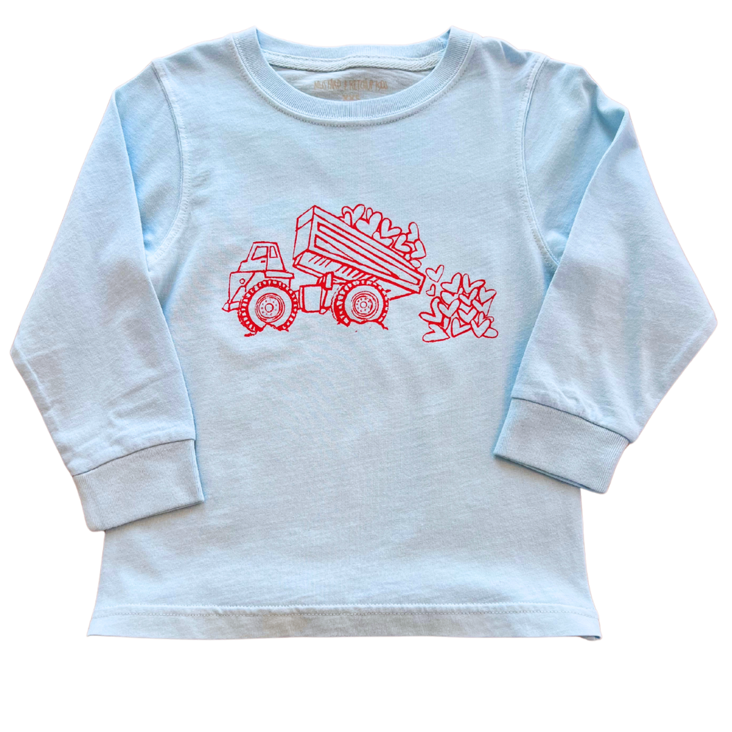 Valentine Dump Truck Shirt