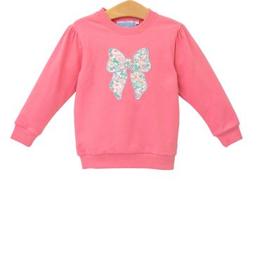 French Terry Bow Pullover