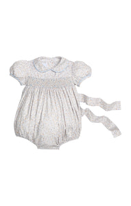 Winthrop Floral Smocked Bubble