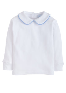 L/S Piped Peter Pan Shirt