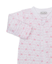 Load image into Gallery viewer, Baby Bows Print Zip Footie
