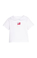 Crochet Peter Pan Shirt- Flag