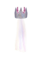Load image into Gallery viewer, Sequins Crown with Veil
