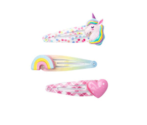 Unicorn Cutie Hair Clips