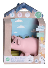 Load image into Gallery viewer, Pig - Organic Natural Rubber Rattle, Teether &amp; Bath Toy
