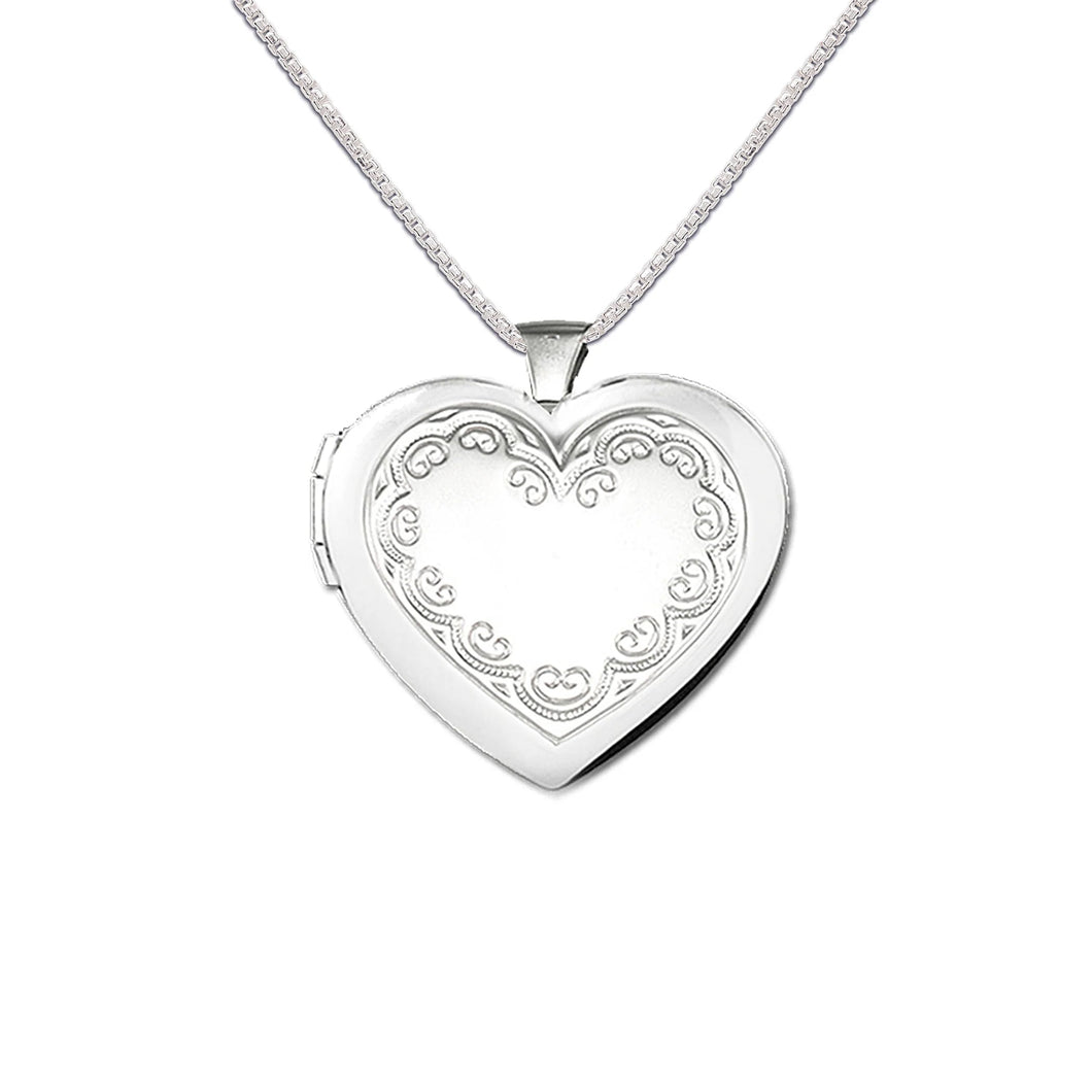 Sterling Silver Heart Locket